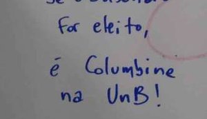 UnB é pichada com ameaça de massacre
