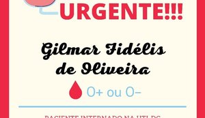 Repórter cinematográfico internado com Covid-19 necessita de doações de sangue