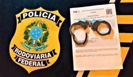 PRF prende foragido da Justiça em São Miguel dos Campos