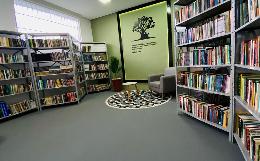 Ressocialização inaugura mais uma biblioteca no sistema prisional alagoano