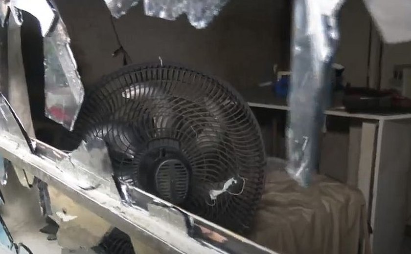 Cadeirante fica ferido durante incêndio em residência na Chã de Bebedouro