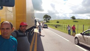 Protesto de caminhoneiros também para rodovias AL-220 e 110 em Arapiraca