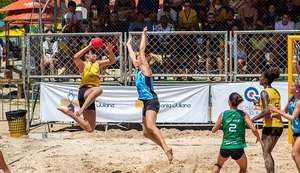 Brasil estreia com 100% de aproveitamento no Sul-Centro Americano de Beach Handball
