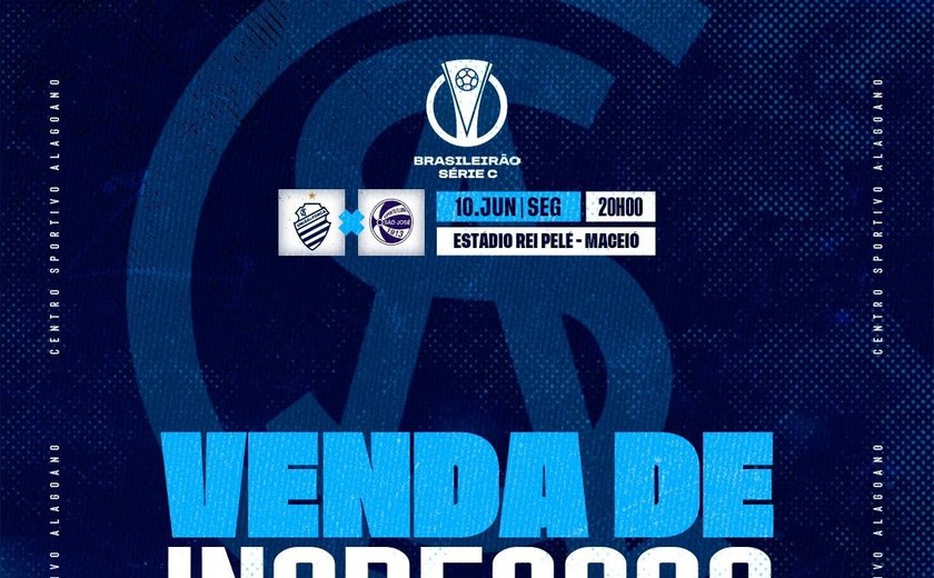CSA inicia venda de ingressos para partida contra o São José-RS