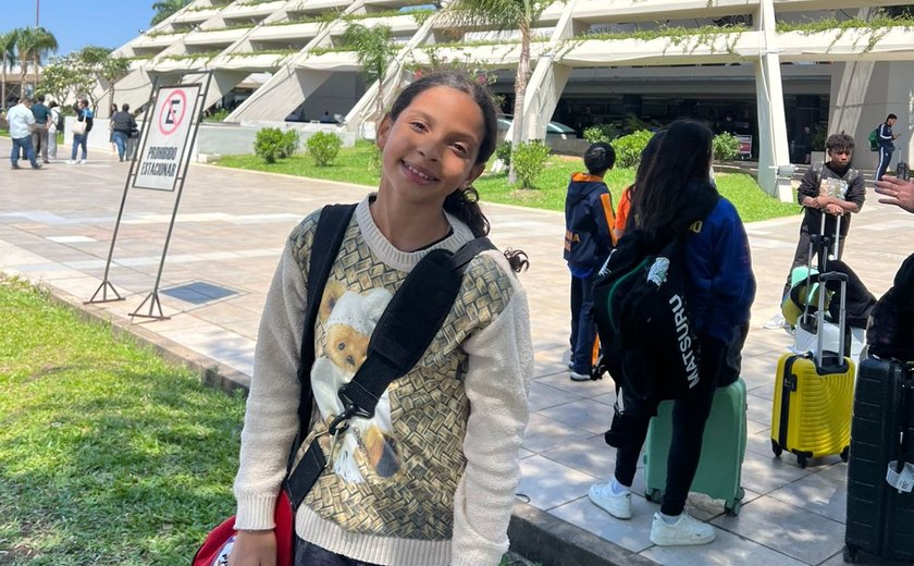 Alagoana Michaelly Tavares chega ao Paraguai para representar o Brasil no Sul-Americano de Judô