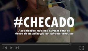 Não existem estudos sobre nebulização de cloroquina; especialistas alertam sobre riscos