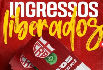 CRB inicia nesta 4ª a venda dos ingressos para jogo contra a Chapecoense