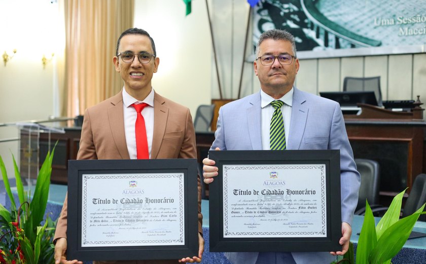 Diretor-presidente da Fapeal, Fábio Guedes recebe título de cidadão alagoano
