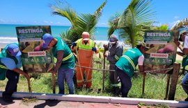 Desenvolvimento Sustentável instala placas de preservação da restinga na orla da capital