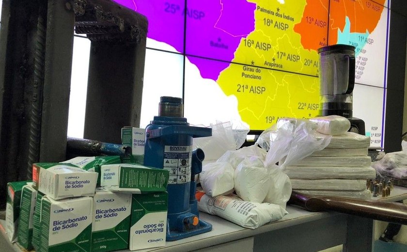 Operação integrada desmancha laboratório de refino de cocaína em Rio Largo