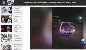 Nos EUA, polícia multa homem por carro coberto por lâmpadas de Natal