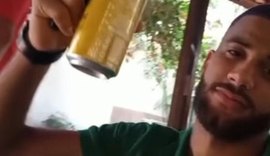 Imagens mostram vítima fatal consumindo álcool antes de acidente na BR-316