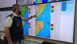 Previsão aponta pancadas de chuva com rajadas de vento e incidência de raios em Alagoas