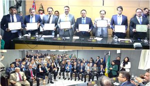 Câmara de Arapiraca vive momento histórico e homenageia autoridades alagoanas