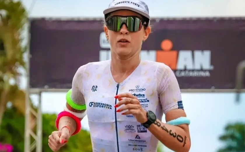 Alagoana Rayssa Brêda brilha em estreia no Ironman Full e garante vaga para o Mundial