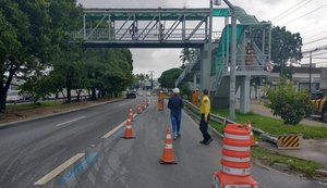 Avenida Durval de Góes Monteiro está parcialmente interditada nesta quinta-feira (28)