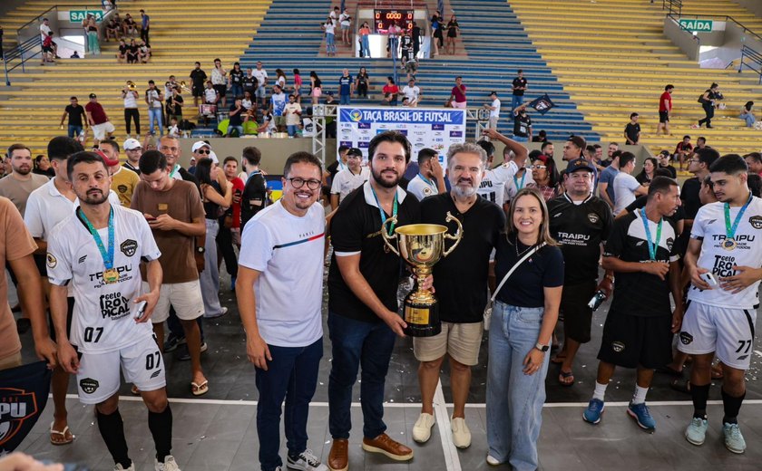 Esporte Clube Traipu conquista título inédito da Taça Brasil de Futsal