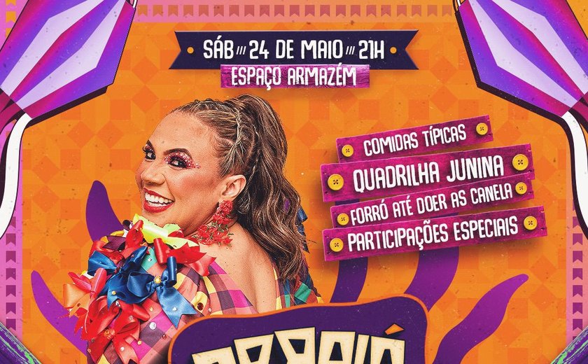 Cantora Kel Monalisa realiza a 11ª edição do Arraiá da Kel no dia 24 de maio