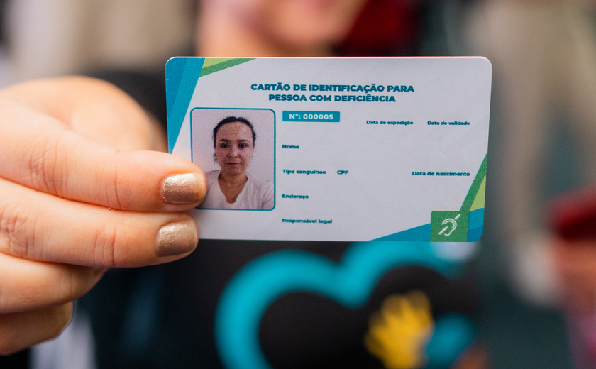 Pessoas com deficiência de Alagoas já podem solicitar emissão de Cartão de Identificação