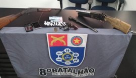 Batalhões da Polícia Militar apreendem seis armas em Maceió, Rio Largo e Pilar