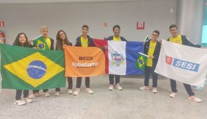 Escola Sesi em Alagoas representa o Brasil em torneio de robótica nos Estados Unidos