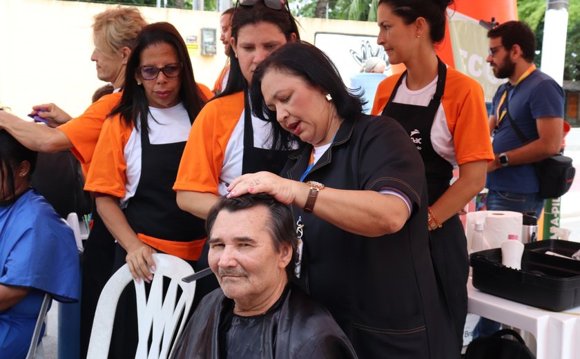 Senac Alagoas promove serviços gratuitos em ações para a comunidade