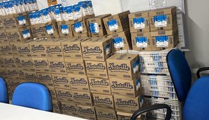 Vigilância Sanitária apreende 1.916 litros de leite com venda proibida