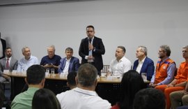 CBMAL participa de coletiva de imprensa sobre os danos causados pelas chuvas