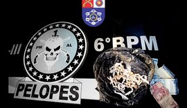 Guarnição do 6º BPM apreende 180 pedras de crack em Maragogi