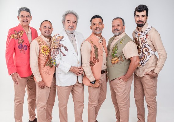 Quinteto Violado celebra 54 anos de carreira com show da turnê “Sertão” em Maceió