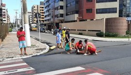Adolescente é atropelado ao tentar atravessar via fora da faixa de pedestre