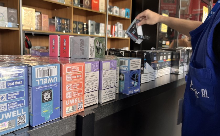 PF vai investigar comercialização irregular de cigarros eletrônicos em Maceió
