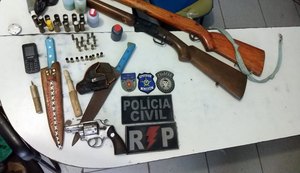 Polícia Civil detém suspeito de homicídio no município de Palmeira dos Índios