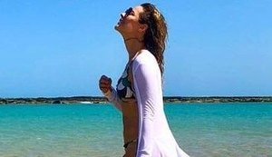 Atriz global Paolla Oliveira curte férias em resort luxuoso de Alagoas
