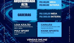 CSA inicia venda de ingressos para estreia na Série C contra o Anápolis