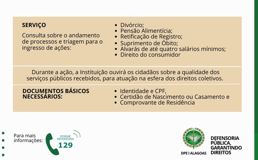 Programa itinerante da Defensoria Pública leva justiça gratuita aos moradores da Vila Emater