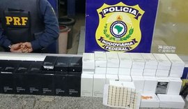 Polícia Rodoviária Federal apreende mais de 100 celulares falsificados na BR-101