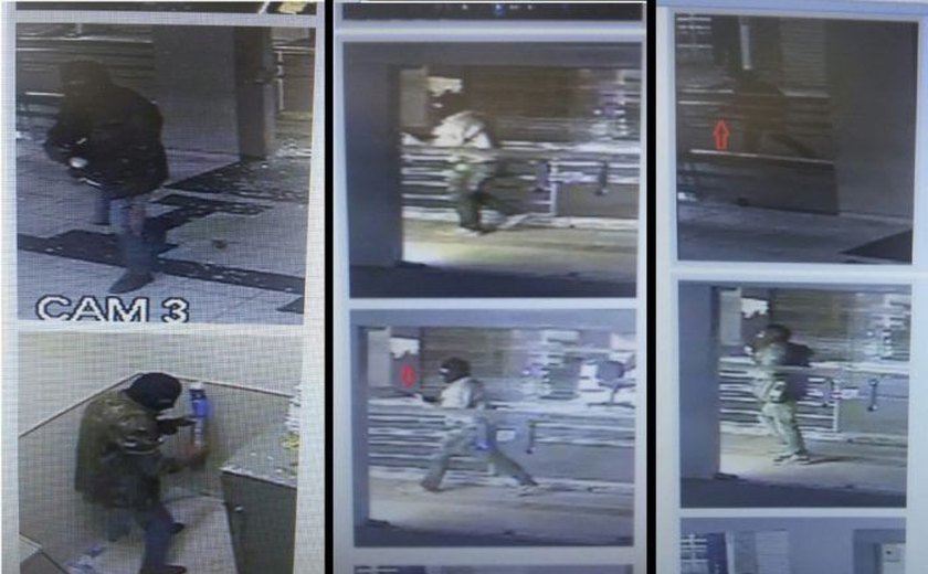 PC divulga imagens de suspeitos de assaltar agência bancária em Teotônio