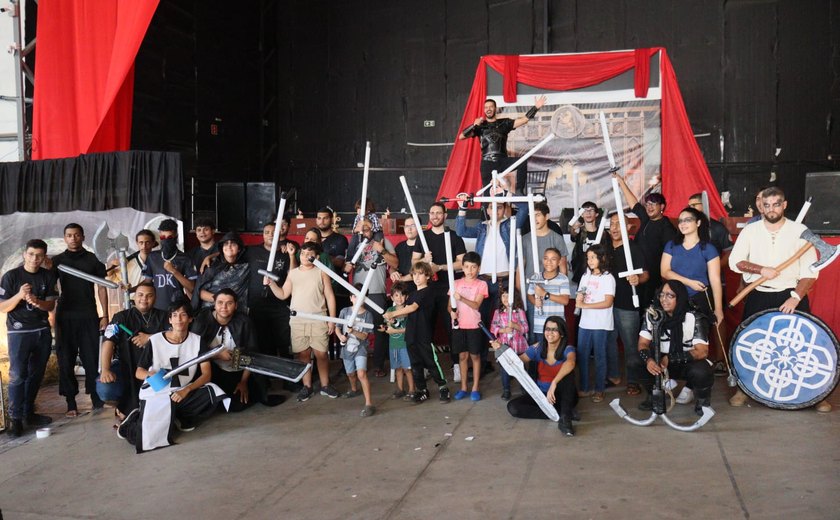 Maceió vive dia épico com batalhas medievais, oficinas e torneio de cosplay