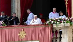 Última aparição pública do papa Francisco foi no Domingo de Páscoa