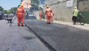 Infraestrutura realiza obras de recapeamento na Chã da Jaqueira