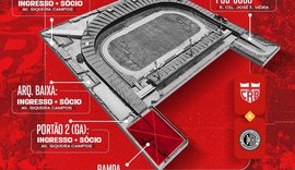 CRB inicia venda de ingressos para a final contra o ASA; 5 mil já foram comercializados
