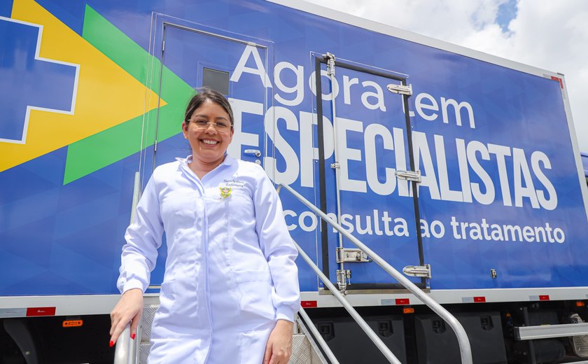 Governo federal instala Carreta da Saúde da Mulher em Arapiraca