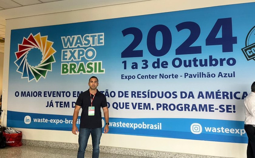 Representantes da Prefeitura de Maceió visitam maior evento da América Latina sobre gestão de resíduos sólidos