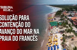 Solução para contenção do avanço do mar na praia do Francês