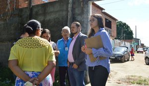 Defensoria vistoria reforma do Posto de Saúde Rosane Collor