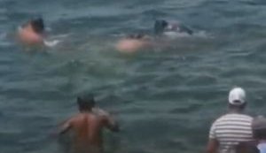 Veículo cai no Rio São Francisco enquanto aguardava balsa para embarcar