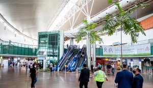 Fluxo de passageiros sobe 9,20% no Aeroporto Zumbi dos Palmares
