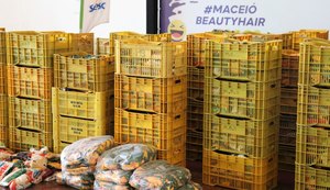 Maceió Beauty Hair arrecada mais de 3,5 toneladas de alimentos para o Mesa Brasil Sesc