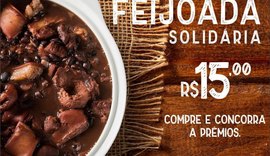 Domingo é dia de feijoada solidária delivery em Maceió